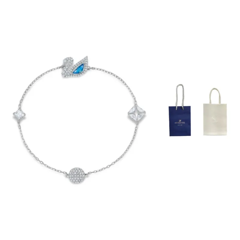 Swarovski Alloy Bracelets Women's Blue-4