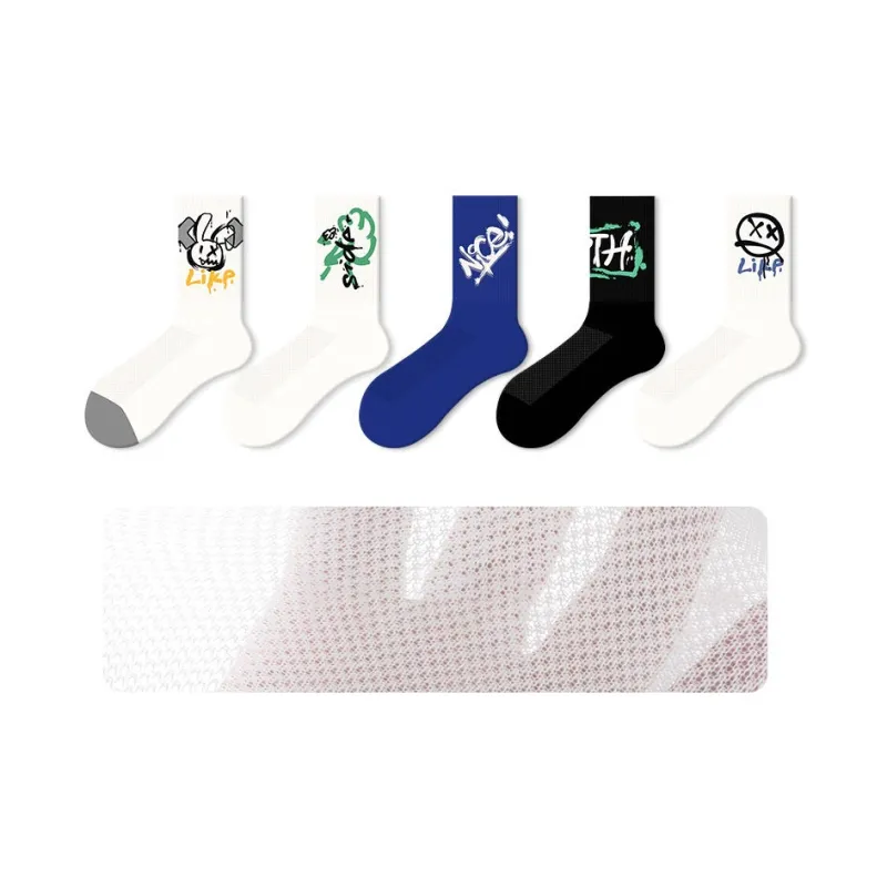 JKN Unisex Mid Calf Socks-24