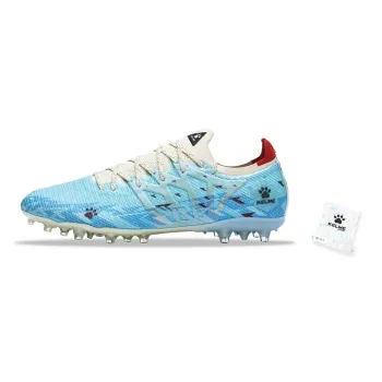 KELME Speed Electric 3.0 MG Rubber Short Studs Anti Slip Wear Resistant Soccer Shoes Men's Light Blue