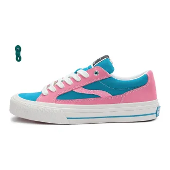 OddCIRKUS Astley Neon Slip Resistant Cushioning Low Top Skateboard Shoes Unisex Pink Blue