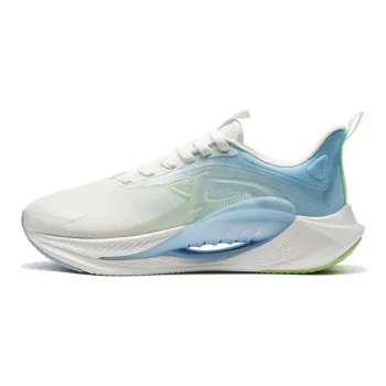 XTEP Hydrogen Wind 7.0 Cushioning Breathable Low-Top Running Shoes Men's White Blue Box Included