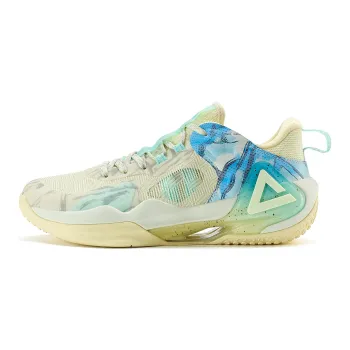 PEAK Sonic Boom 2.0 Large Sound Hi Fi Cushioning Breathable Low Top Basketball Shoes Men's Turquoise