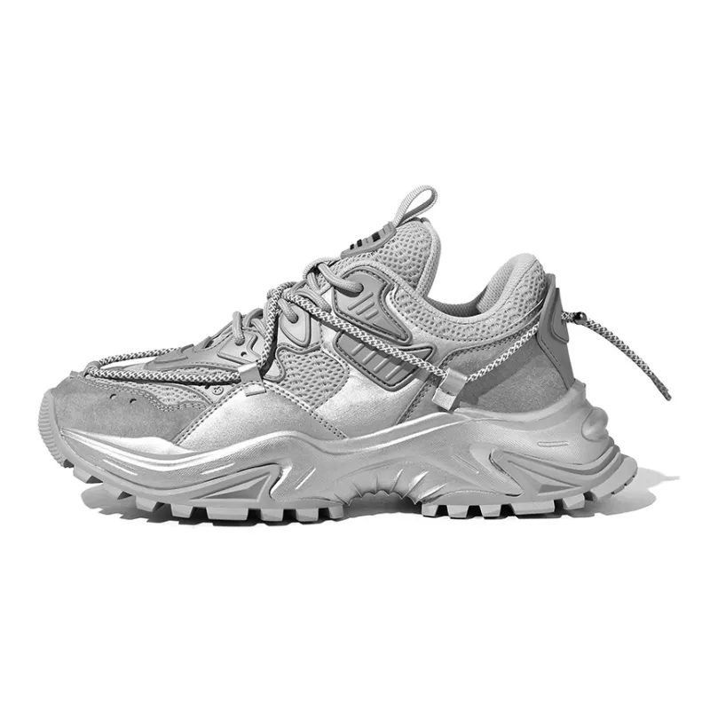 Masongarments Shark Tooth Series Running Shoes Unisex Low Top Black/Gray/White/Beige/Galaxy Gray-0