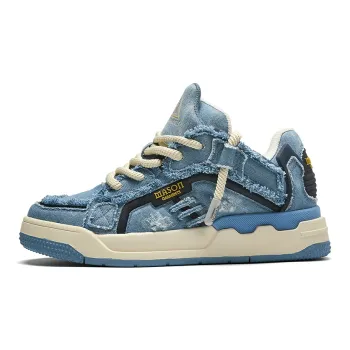 Masongarments Staircase Skateboard Shoes Unisex Denim Blue