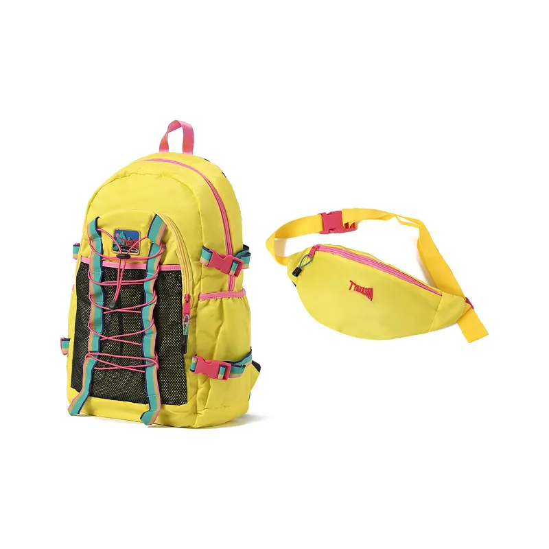 TYAKASHA Polyester Backpack Large Size Unisex Yellow-0
