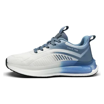 AOKANG Low-Top Popcorn Casual Running Shoes Men's White Blue