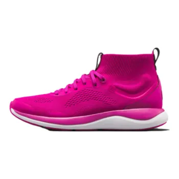 Lululemon Chargefeel Anti Slip Wear Resistant Mid Top Running Shoes Unisex Pink