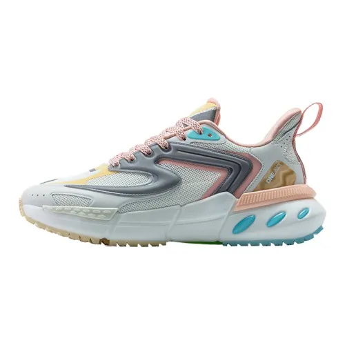 ONEMIX Follow The Waves Low-Top Running Shoes Unisex Pink Yellow