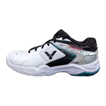 VICTOR Cushioned Wear Resistant Slip Resistant Breathable Badminton Shoes Unisex Pearl White