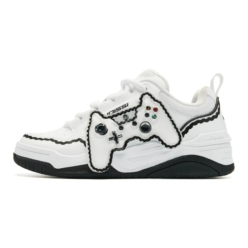 QIAODAN Qicheng V2 Skateboard Shoes Men Low Top Jordan White Black-0