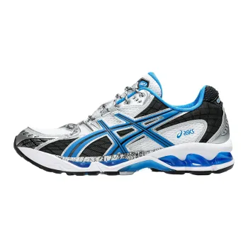 Asics GEL-Nimbus 10.1 Abrasion-Resistant Low-Top Casual Running Shoes Unisex White Blue