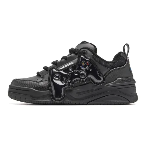 QIAODAN Qicheng V2 Skateboard Shoes Men Low Top Black