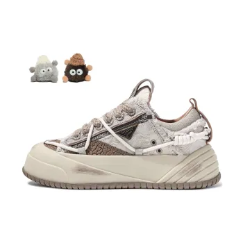 ON MAX Paper Airplane Series Skateboard Shoes Unisex Brown