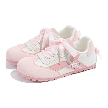 TUOPIN Pie Shoes Anti Slip And Wear Resistant Support Low Top Casual Shoes Women's Cheese Cheese Peach