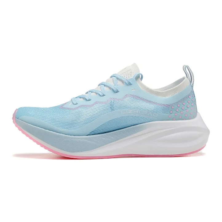 LIZHIPAO Running Shoes Unisex Low Top Mismatched Color/Blue & Pink-0
