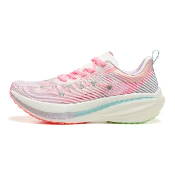 DUANGOU Running Shoes Unisex Low-Top White Blue/Pink/Mismatched