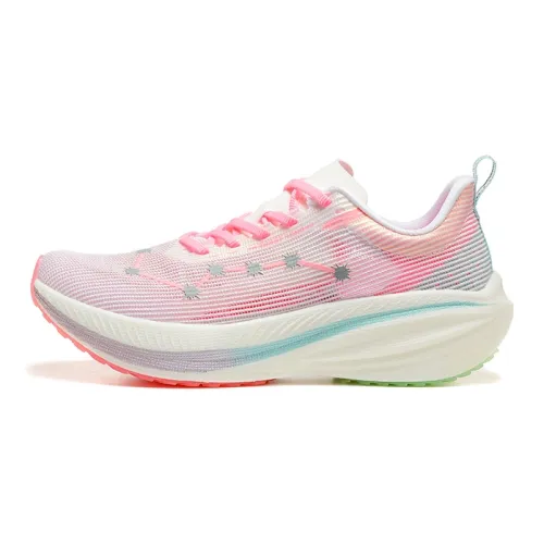 DUANGOU Running Shoes Unisex Low Top White Blue/Pink/Mixed