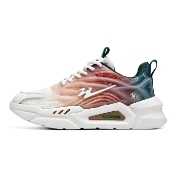 Binary Running Shoes Men Low Top Blue/Green