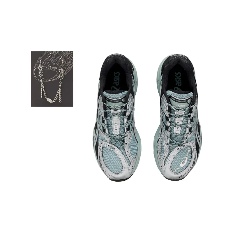 Asics GEL Nimbus 10.1 Cushioning Anti Slip And Wear Resistant Low Top Casual Running Shoes Unisex Cyan Black-1
