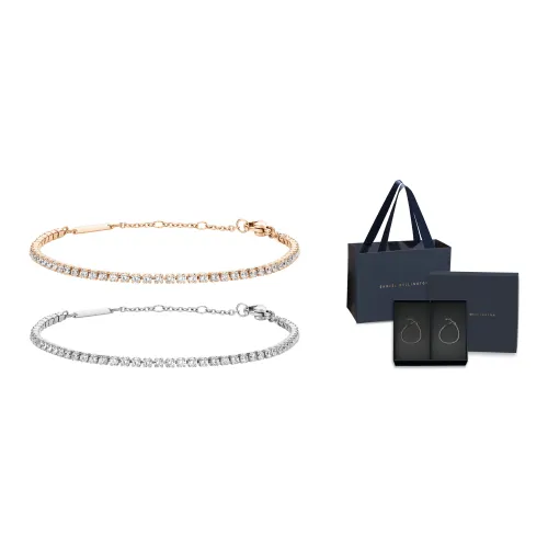 Daniel Wellington Alloy Bracelets Unisex Starlight Silver Rose Gold
