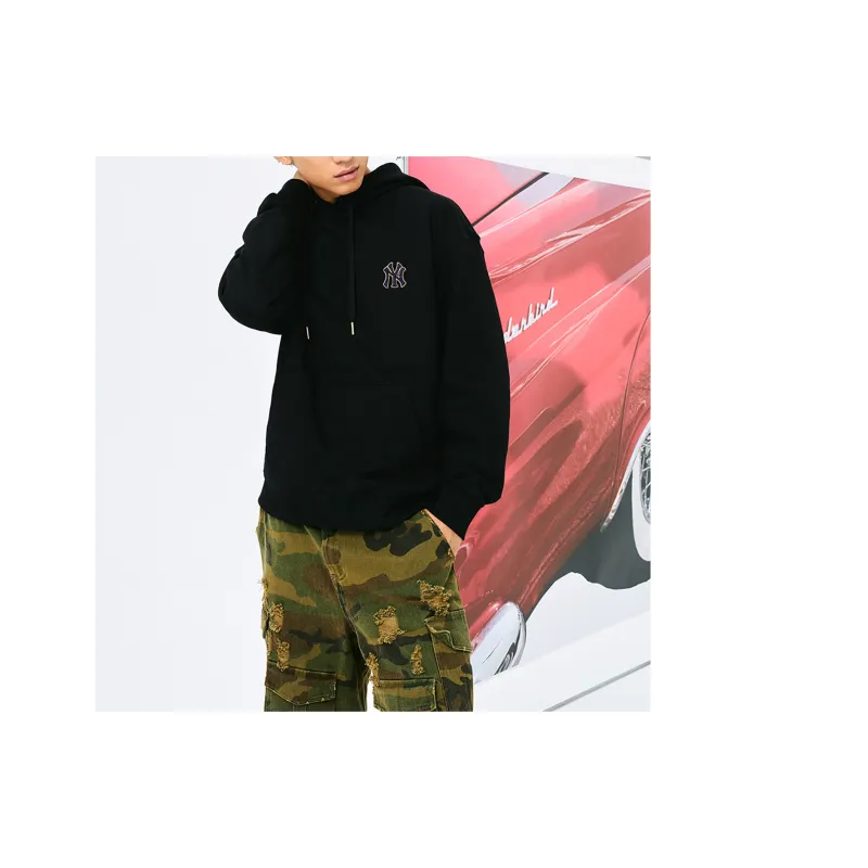 MLB MONOGRAM Collection New York Yankees 24FW Pullover Hoodie Unisex Black-2