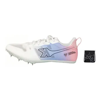 KELME Cushioning Anti Slip Wear Resistant Breathability Low Top Training Running Shoes Unisex White Pink