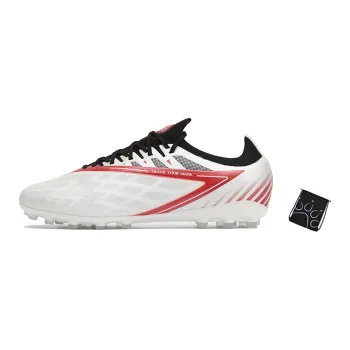 KELME Glimpse MG Rubber Short Studs Artificial Ground Anti Slip Wear Resistant Soccer Shoes Men's White Black Red