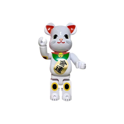 BE@RBRICK Maneki Neko Money White