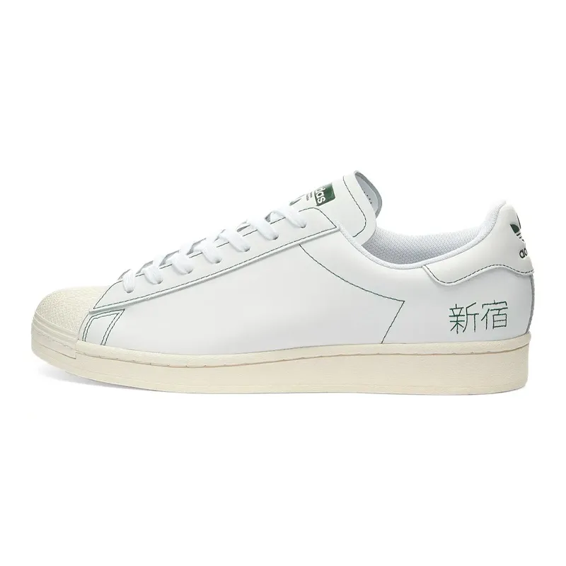 Superstar Adidas Originals Pure 'Embroidered Katakana Chalk White'-0
