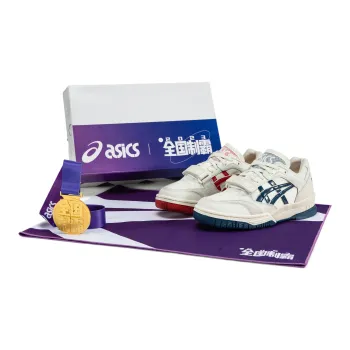 Asics Gel Spotlyte Vintage Basketball Shoes Unisex Low Top Blue Red