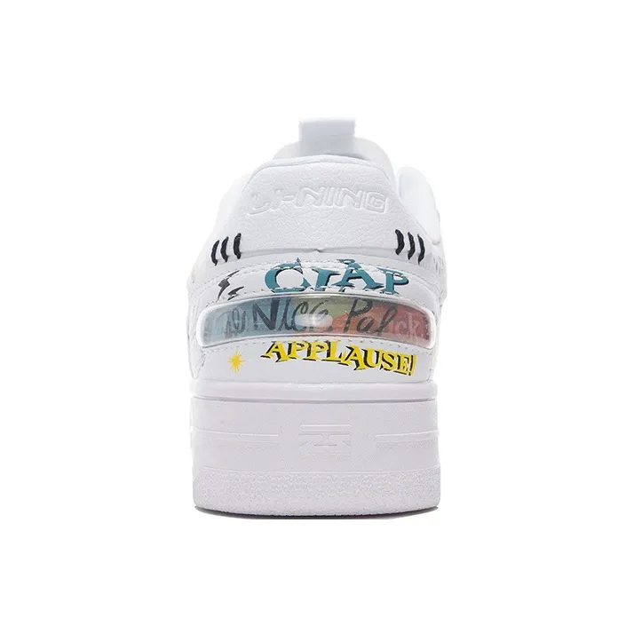 LINING Classic Skateboarding X Disney 'White Yellow' Women's-4