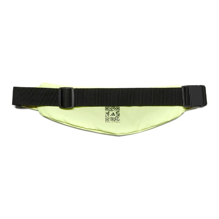 Adidas Carly Kloss Collaboration Recycled Polyester Fanny Pack Regular Women's Light Shimmery Yellow & Black-1