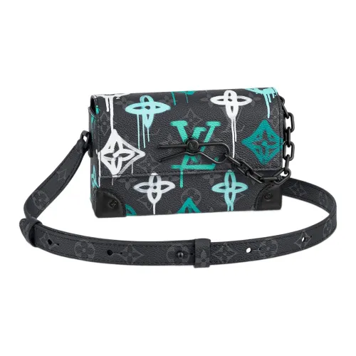 LOUIS VUITTON Steamer Wearable Wallet Lv Graffiti Multicolor
