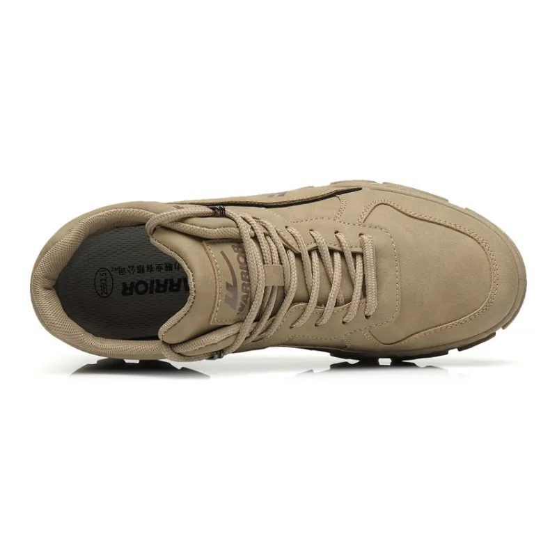 Warrior High Top Chunky Sneakers Men's Khaki-2