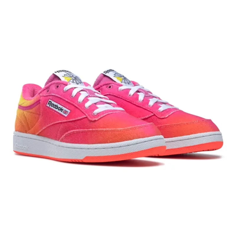 Reebok Club C 85 Daniel Moon Atomic Pink Alert Yellow-2