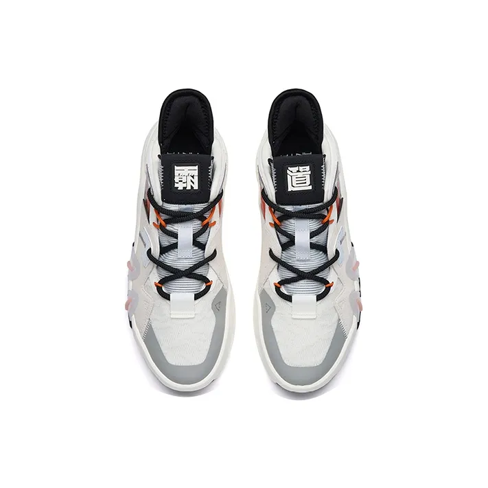 Anta Bastard 4 Low-Top Skateboard Shoes Men's Oatmeal Gray-2