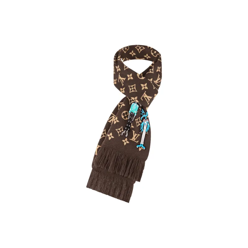 LOUIS VUITTON Friends Knit Scarves Unisex-1