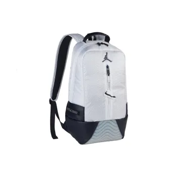 Jordan Polyester With Polyurethane Backpack Regular Unisex White & Obsidian Color
