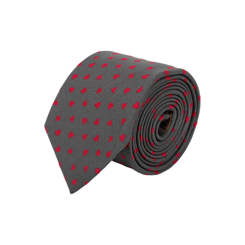 HERMES Dancing Heart Ties Men Brown-2