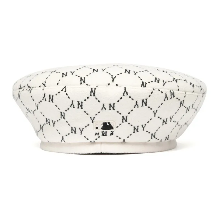 MLB Monogram Diamond Wool Beret-5