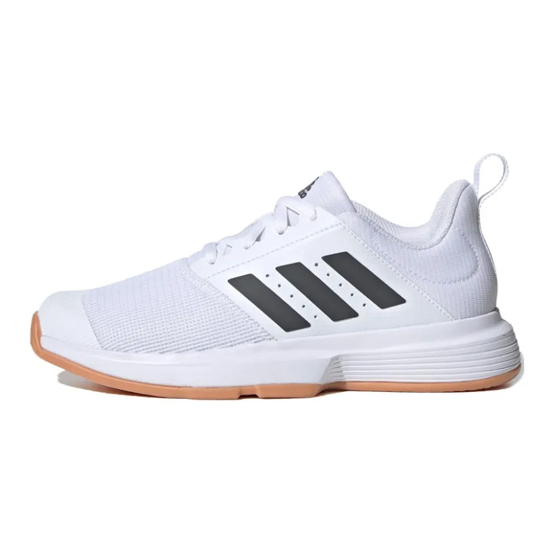 Adidas Essence Indoor Low Tops Badminton Shoe Unisex White-0