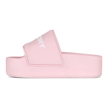 Givenchy Women's Logo Embossed Platform Sandal 'Blossom Pink'