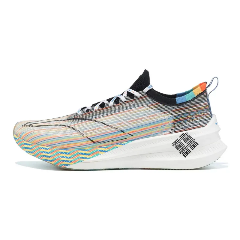 LiNing Feidian 3 Elite Cushioning Wear Resistant Rebound Low Top Running Shoes Unisex Multicolor-0