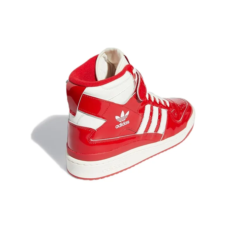 Adidas Forum 84 High Patent Red White-3