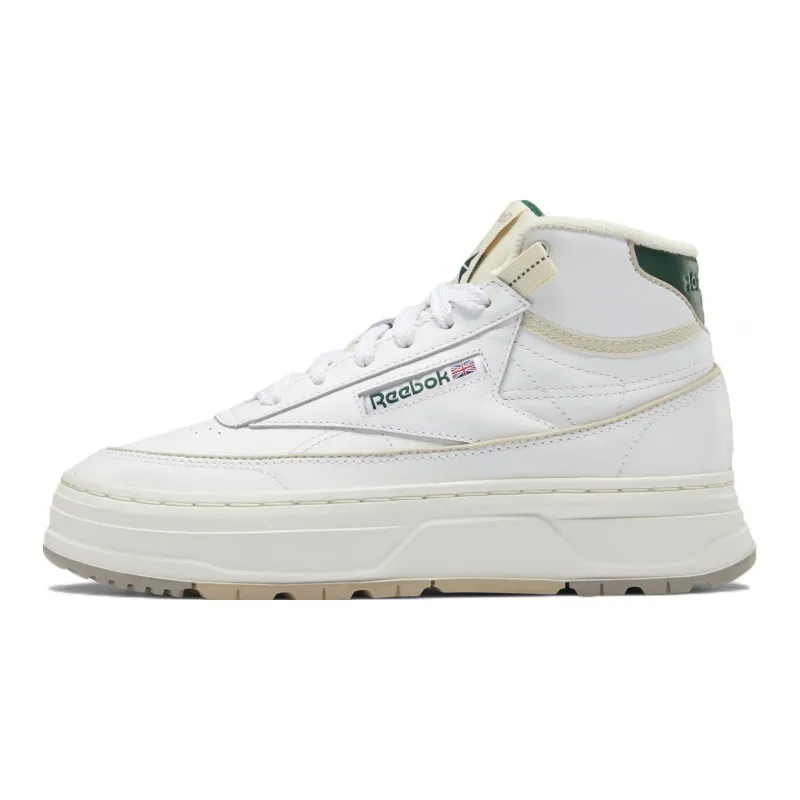 Reebok Women's Club C Geo Mid 'White Dark Green' Women's-0
