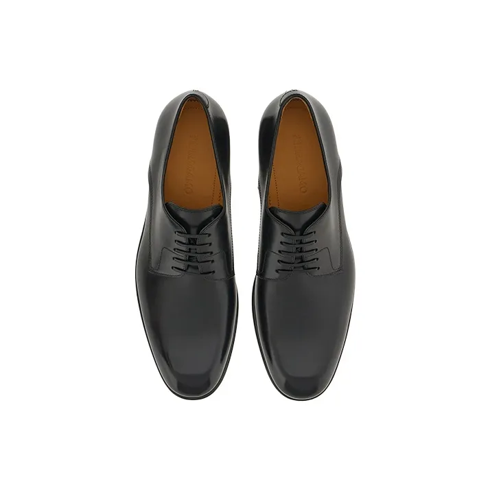 FERRAGAMO Lace-up Leather Derby Shoes-2