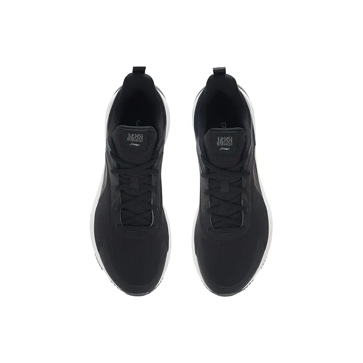 LiNing YueYing Element Slip Resistant, Abrasion Resistant, Breathable Low Top LINING Cloud Running Shoes Men's Black-3