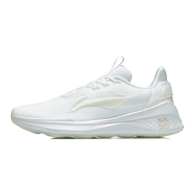 LiNing Boundless 2 Cushioning Anti-Slip Wear-Resistant Breathable Lightweight Rebound Low-Top Sports Casual Shoes White-0