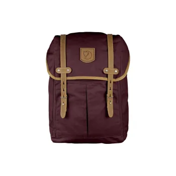 Fjallraven Polyester Backpack Medium Size Unisex Dark Brown Purple