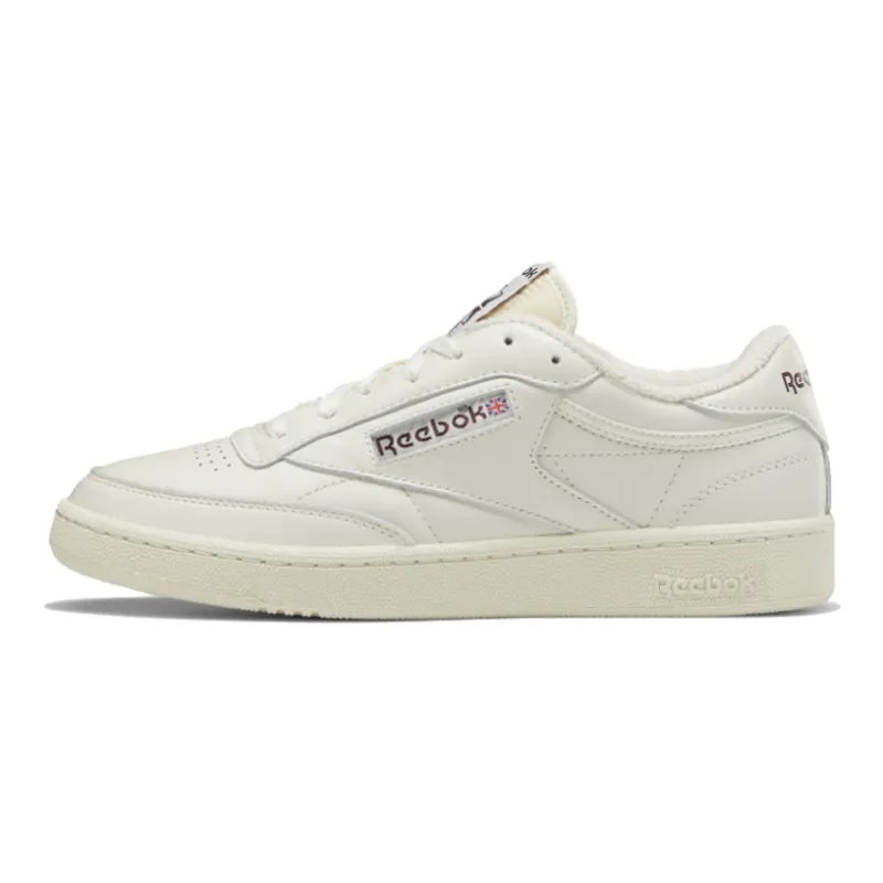 Reebok Club C 85 Chalk Alabaster Maroon